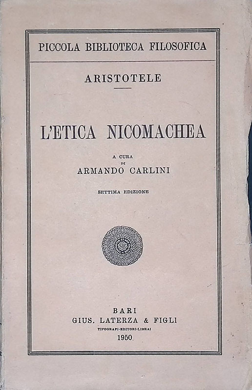 L'etica nicomachea