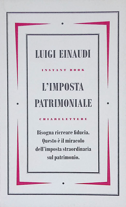 L'imposta patrimoniale