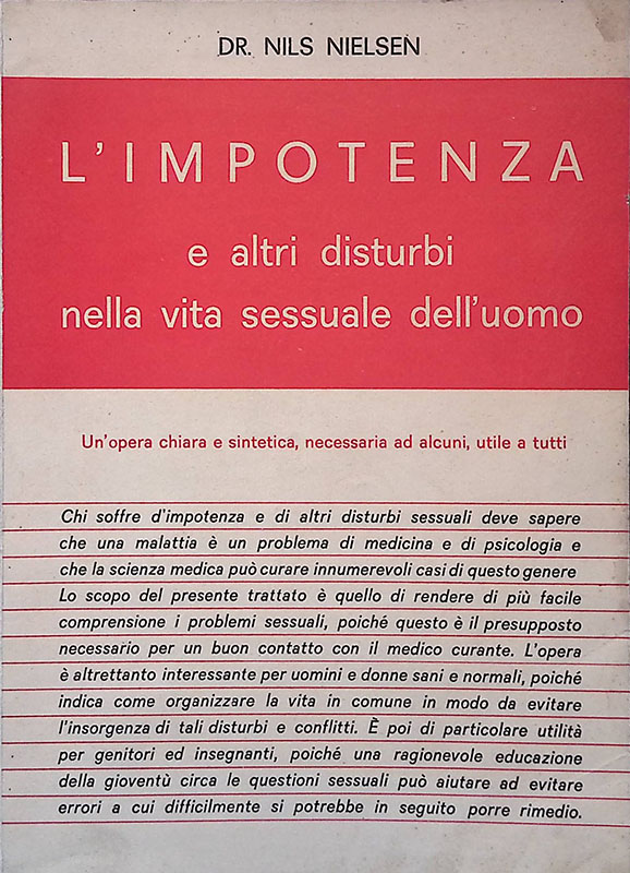 L'impotenza e altri disturbi nella vita sessuale dell'uomo