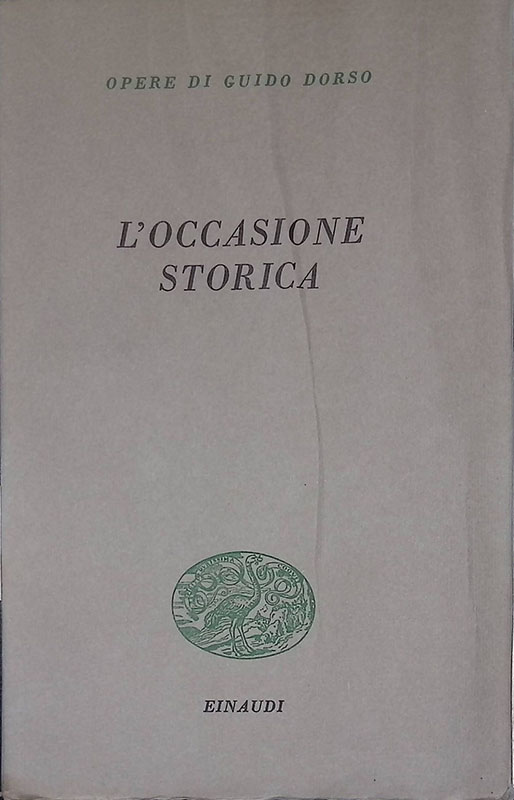 L'occasione storica