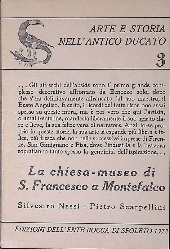 la chiesa-museo di S. Francesco a Montefalco