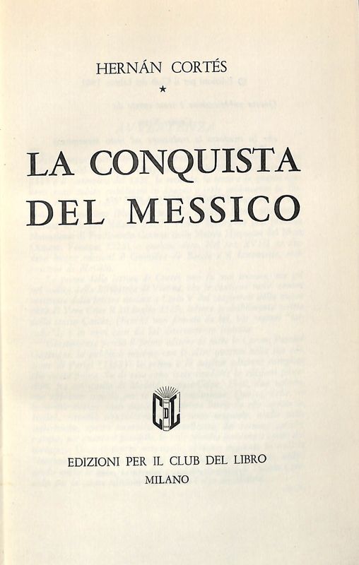 La conquista del Messico