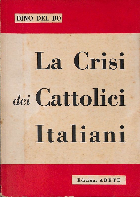 La crisi dei cattolici italiani