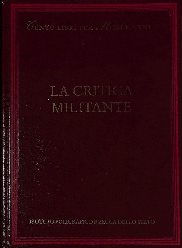 La critica militante