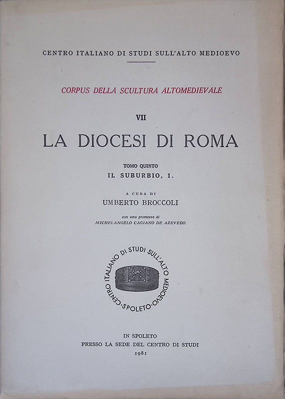 La diocesi di Roma. Tomo quinto. Il suburbio, 1