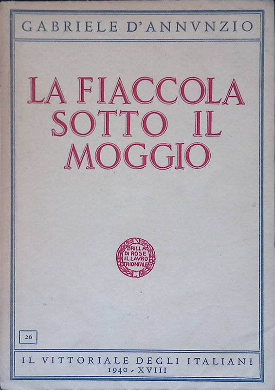 La fiaccola sotto il moggio