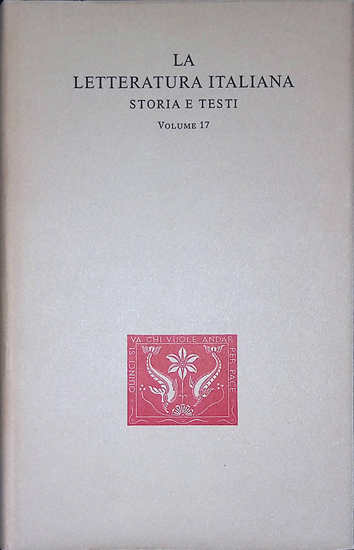 La letteratura italiana. Storia e testi vol.17. Morgante