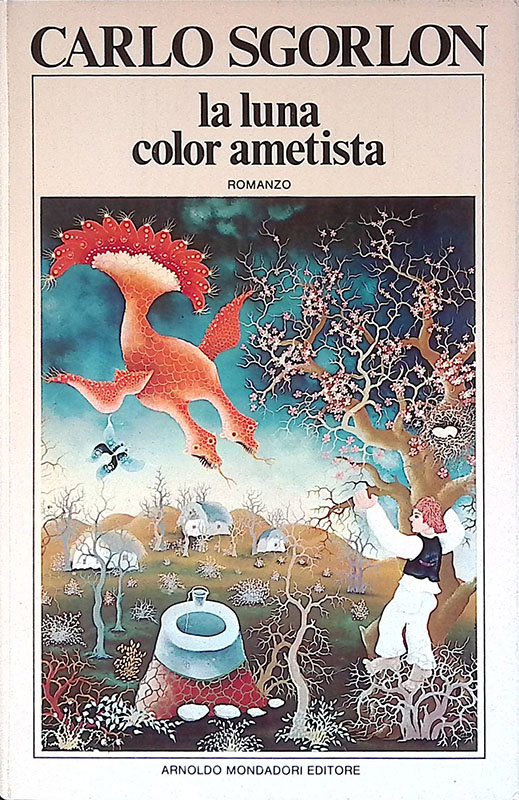 La luna color ametista