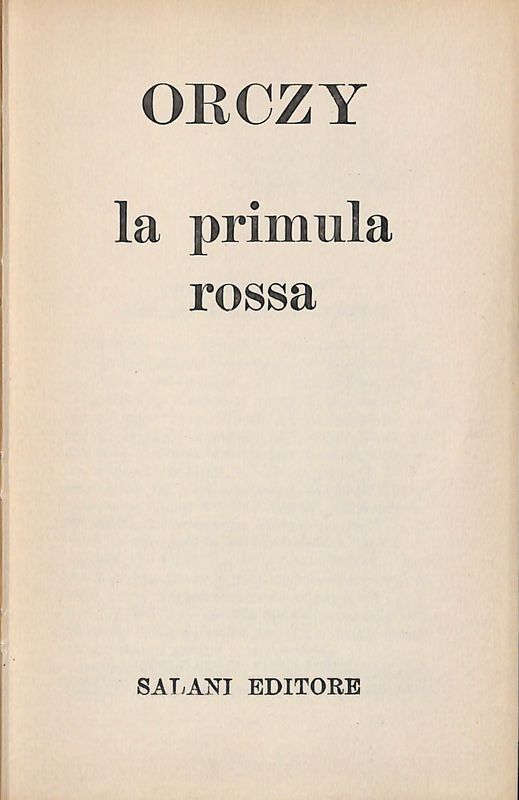 La primula rossa