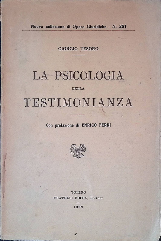 La psicologia della testimonianza