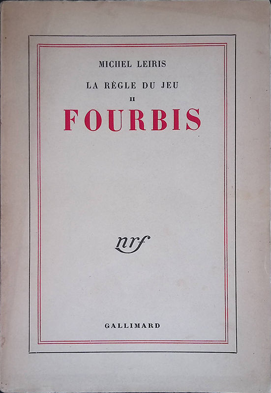 La regle du Jeu. Fourbis