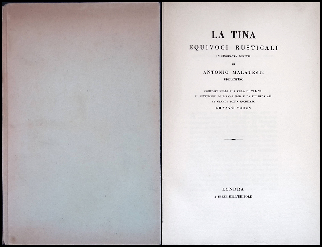 La tina. Equivoci rusticali in cinquanta sonetti