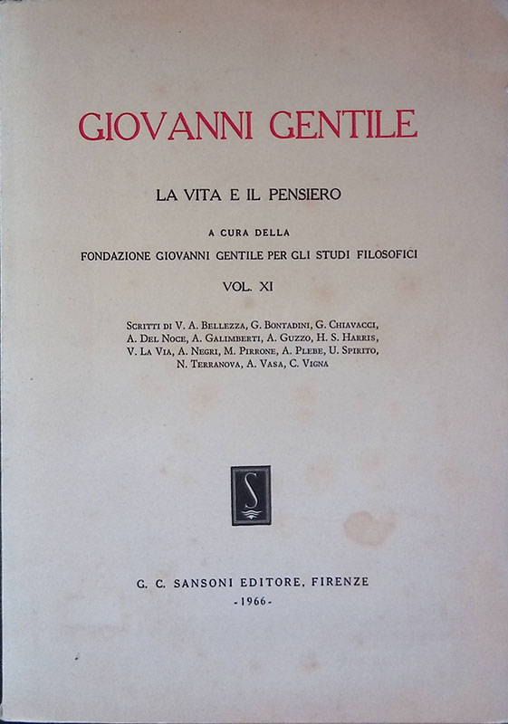 La vita e il pensiero. Vol. XI