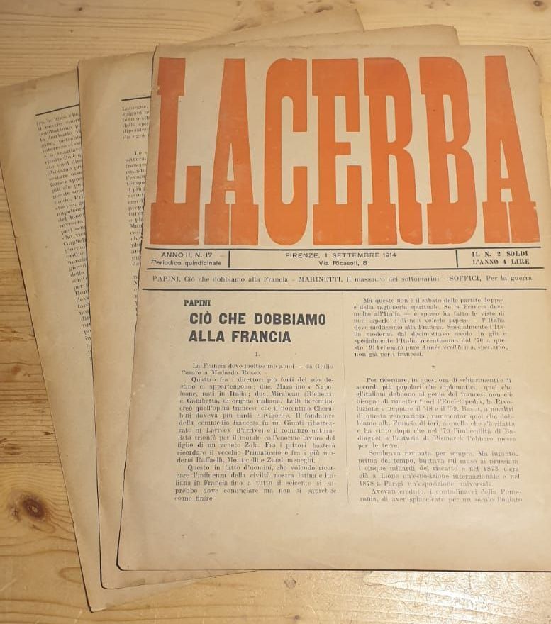 Lacerba. Anno II, n. 17, 1 settembre 1914
