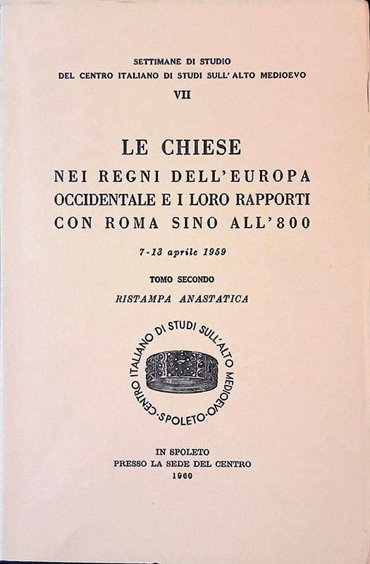 Le chiese nei regni dell'Europa occidentale e i loro rapporti …