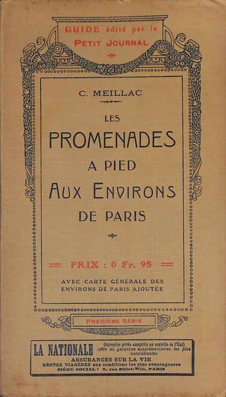Les promenades a pied aux environs de Paris