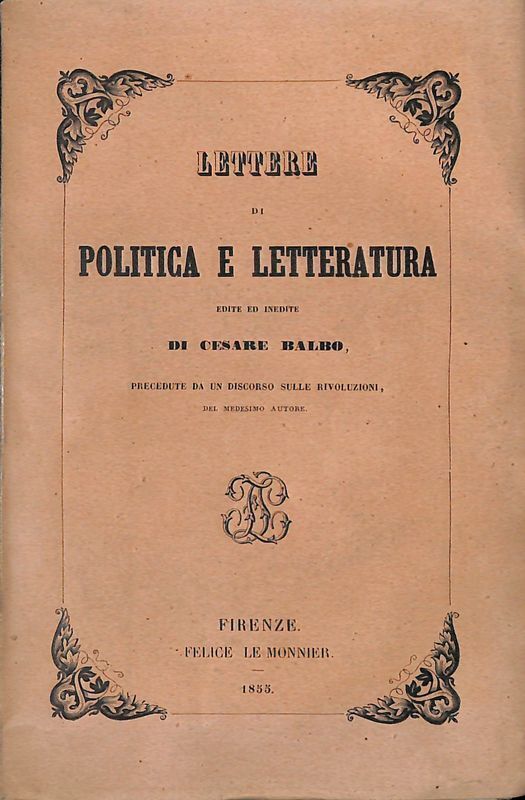 Lettere di politica e letteratura