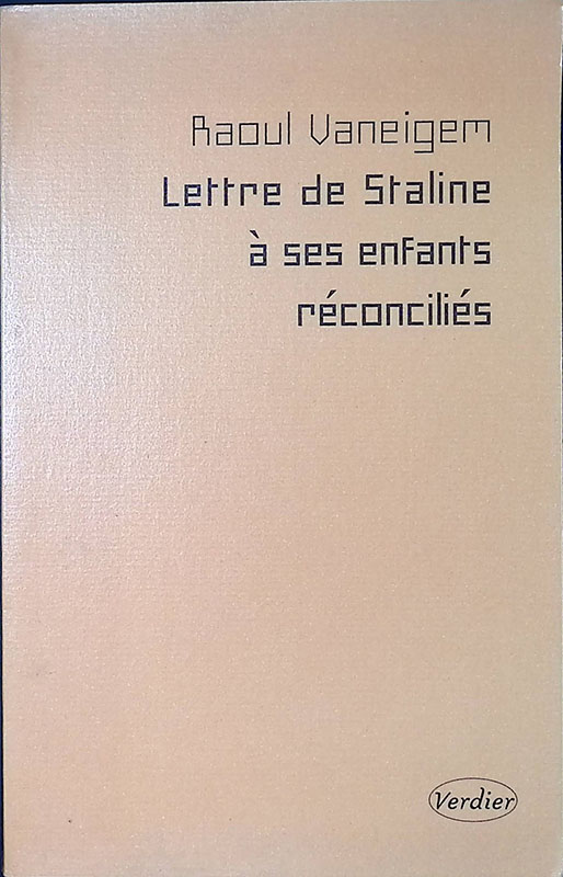 Lettre de Staline a ses enfants reconcilies