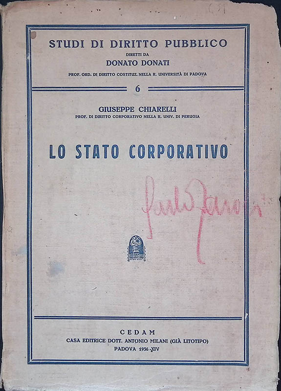 Lo Stato Corporativo