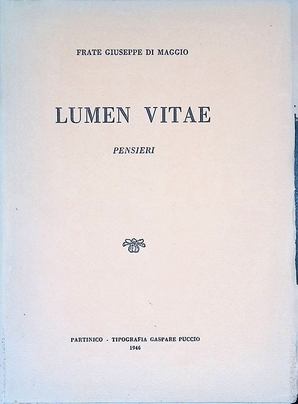 Lumen Vitae. Pensieri