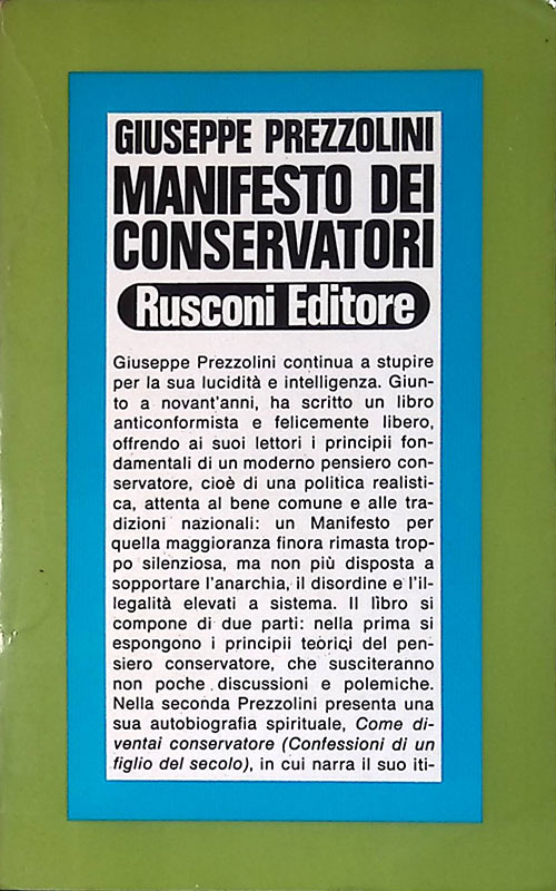 Manifesto dei conservatori