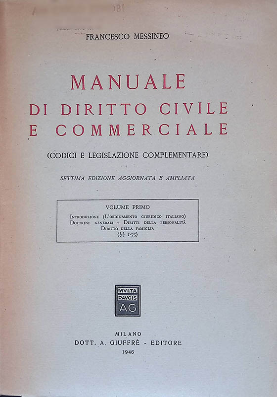 Manuale di Diritto Civile e Commerciale - Codici e Legislazione …