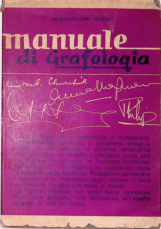 Manuale di grafologia