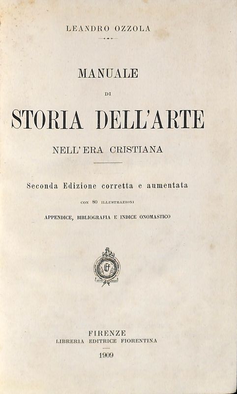 Manuale di storia dell'arte nell'era cristiana