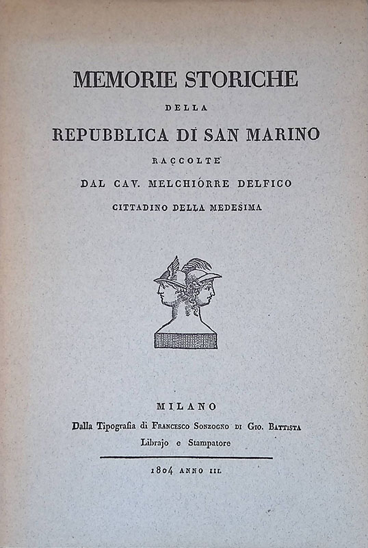 Memorie storiche della Repubblica di San Marino
