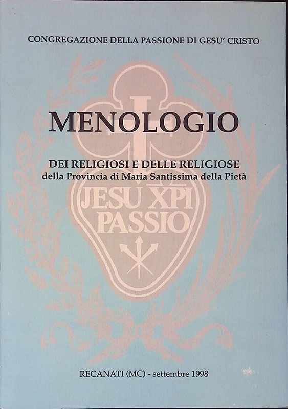 Menologio dei religiosi e delle religiose della Provincia di Maria …