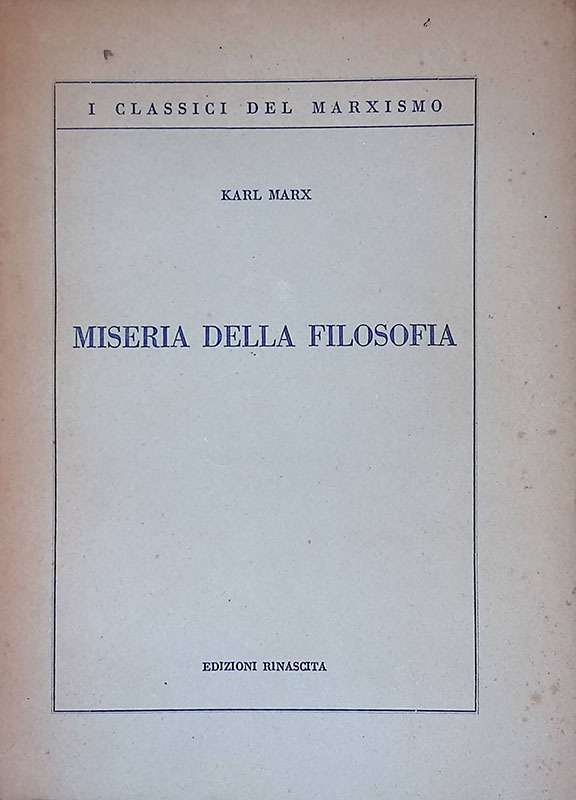 Miseria della filosofia