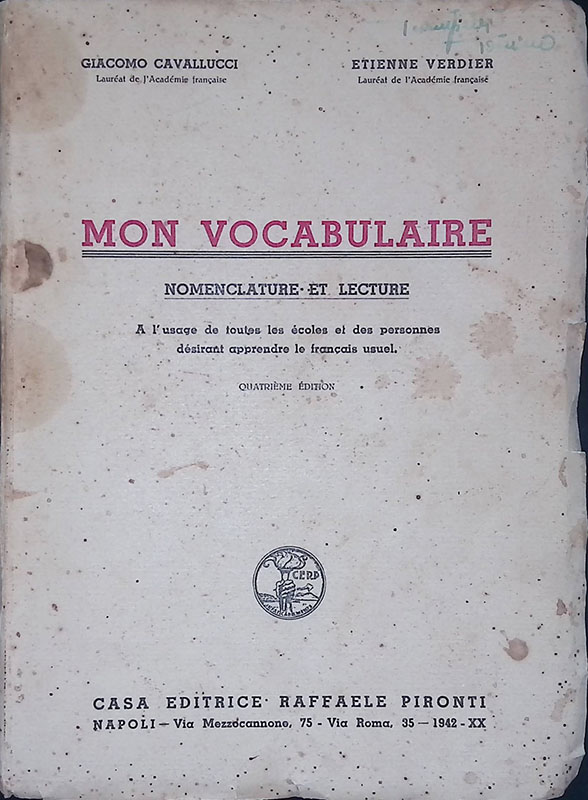 Mon Vocabulaire. Nomenclature et lecture. A l'usage de toutes les …