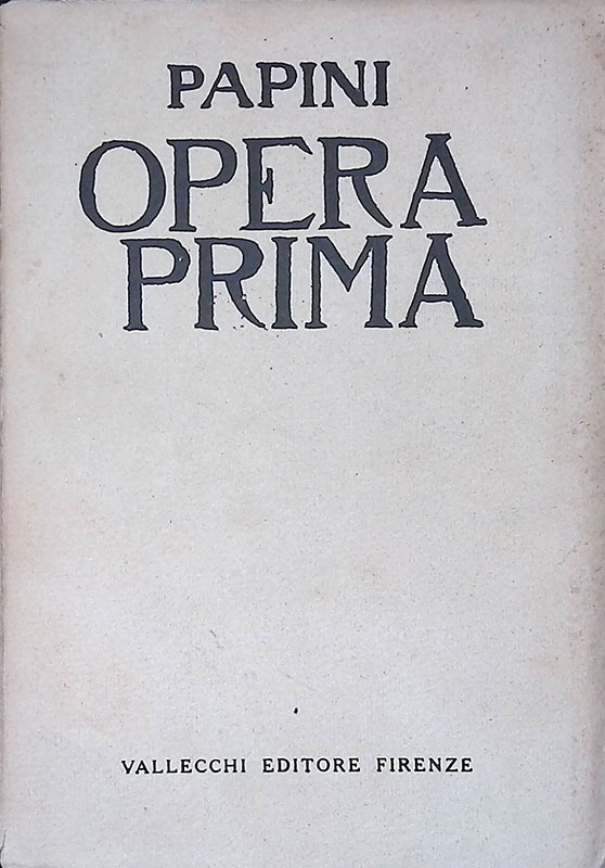 Opera prima