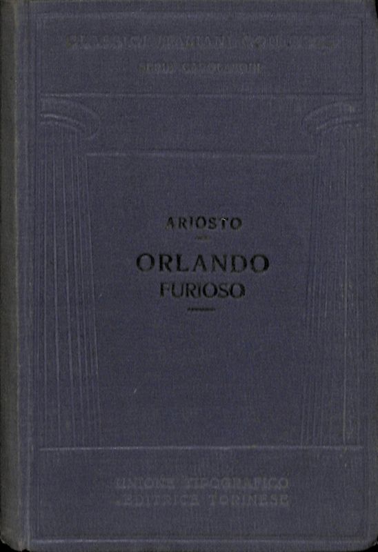 Orlando furioso. Vol. I