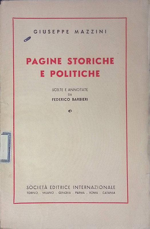 Pagine storiche e politiche