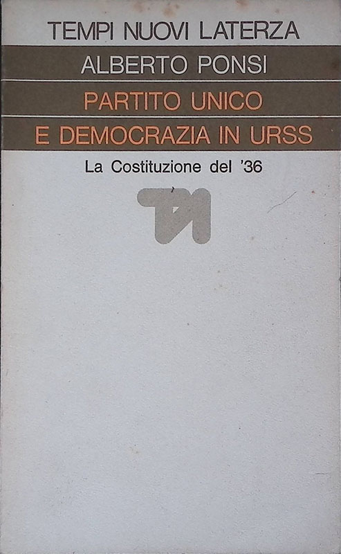 Partito unico e democrazia in Urss. La Costituzione del '36