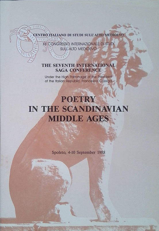 Poetry in the scandinavian middle ages. Preprints