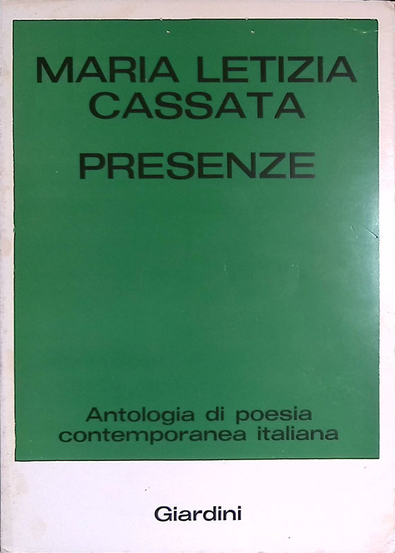 Presenze. Antologia di poesia contemporanea italiana