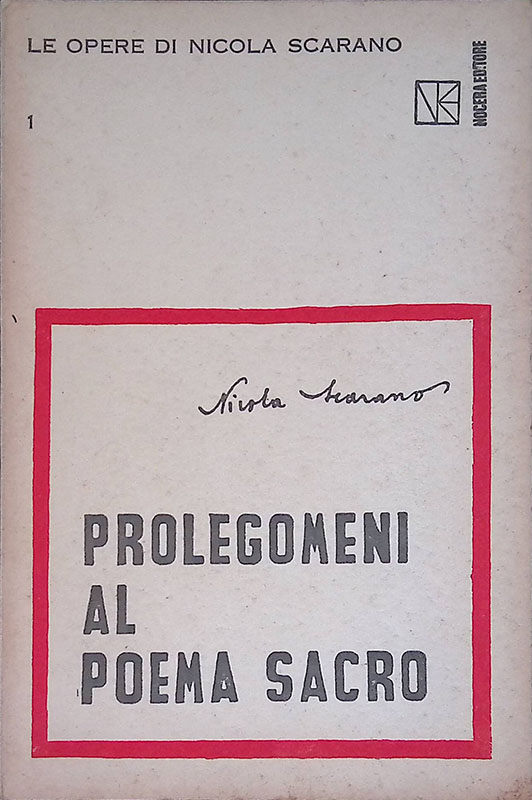 Prolegomeni al poema sacro