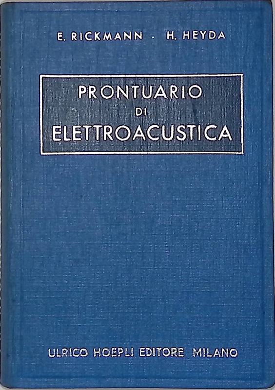 Prontuario di elettroacustica