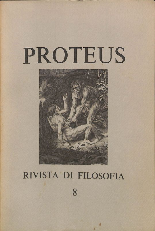 Proteus rivista di filosofia, n. 8 - 1972