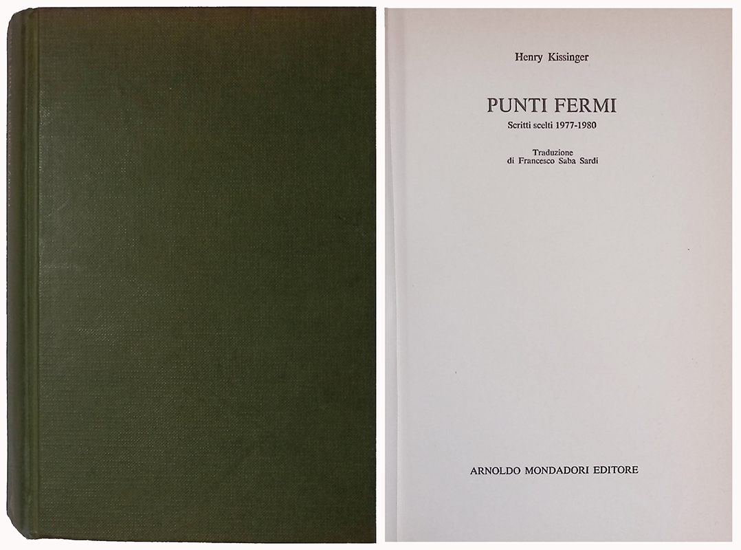 Punti fermi. Scritti scelti 1977-1980