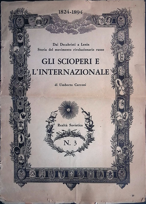 Realtà Sovietica N. 3. Dai Decabristi a Lenin - Storia …