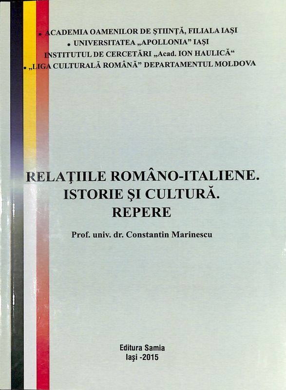 Relatiile romano-italiene Istorie si cultura Repere