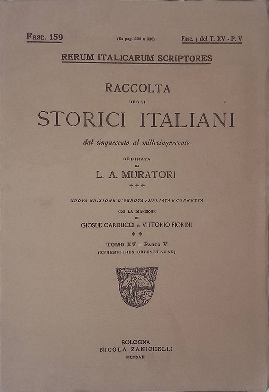 Rerum Italicarum Scriptores. Raccolta degli storici italiani dal Cinquecento al …