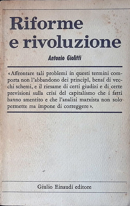 Riforme e rivoluzioni