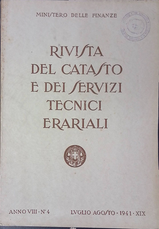 Rivista del catasto e dei servizi tecnici e erariali. Anno …