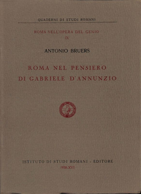 Roma nel pensiero di Gabriele D'Annunzio