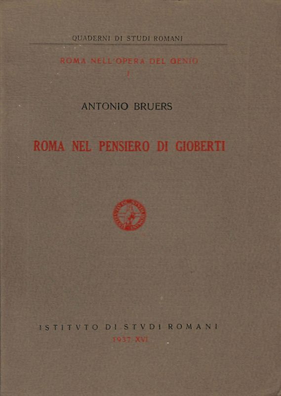 Roma nel pensiero di Gioberti