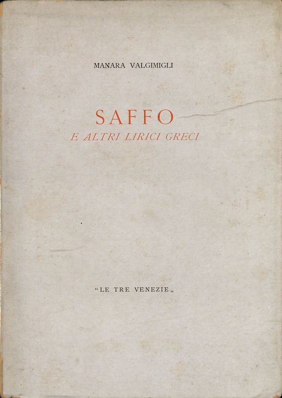 Saffo e altri lirici greci